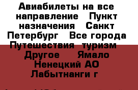 Авиабилеты на все направление › Пункт назначения ­ Санкт-Петербург - Все города Путешествия, туризм » Другое   . Ямало-Ненецкий АО,Лабытнанги г.